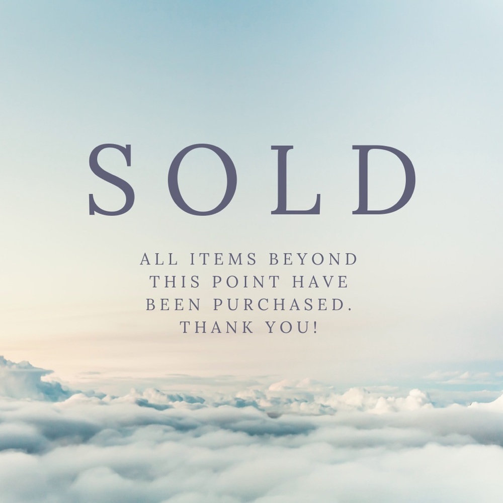 ⛅️ SOLD ⛅️